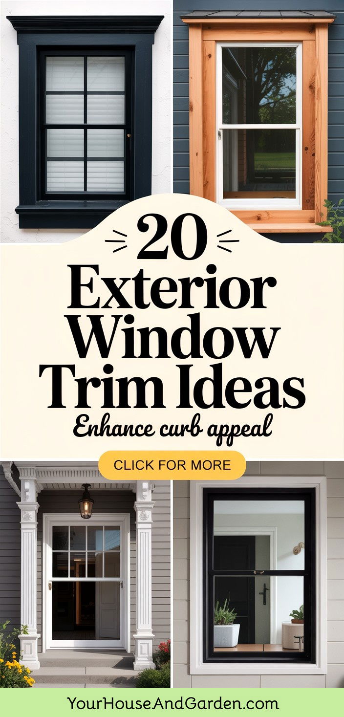 20 Exterior Window Trim Ideas for Curb Appeal Enhancement - 20 Exterior Window Trim Ideas for Curb Appeal Enhancement