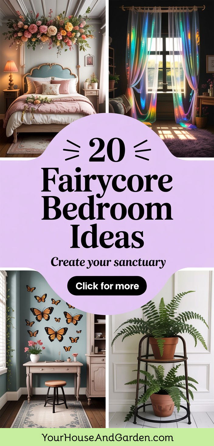 20 Fairycore Bedroom Ideas to Create a Dreamy Retreat - 20 Fairycore Bedroom Ideas to Create a Dreamy Retreat