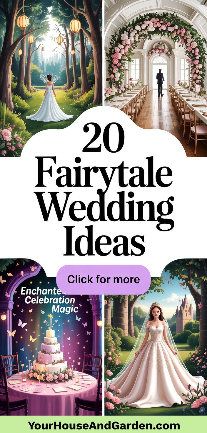 20 Fairytale Wedding Ideas for an Enchanted Celebration - 20 Fairytale Wedding Ideas for an Enchanted Celebration