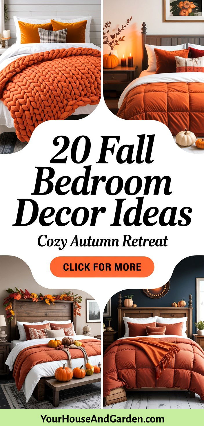 20 Fall Bedroom Decor Ideas for a Cozy Autumn Retreat - 20 Fall Bedroom Decor Ideas for a Cozy Autumn Retreat