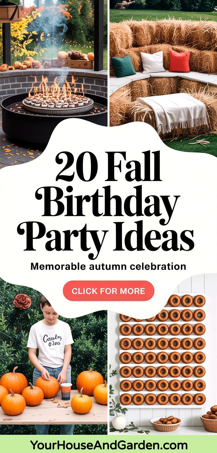 20 Fall Birthday Party Ideas for a Memorable Celebration - 20 Fall Birthday Party Ideas for a Memorable Celebration
