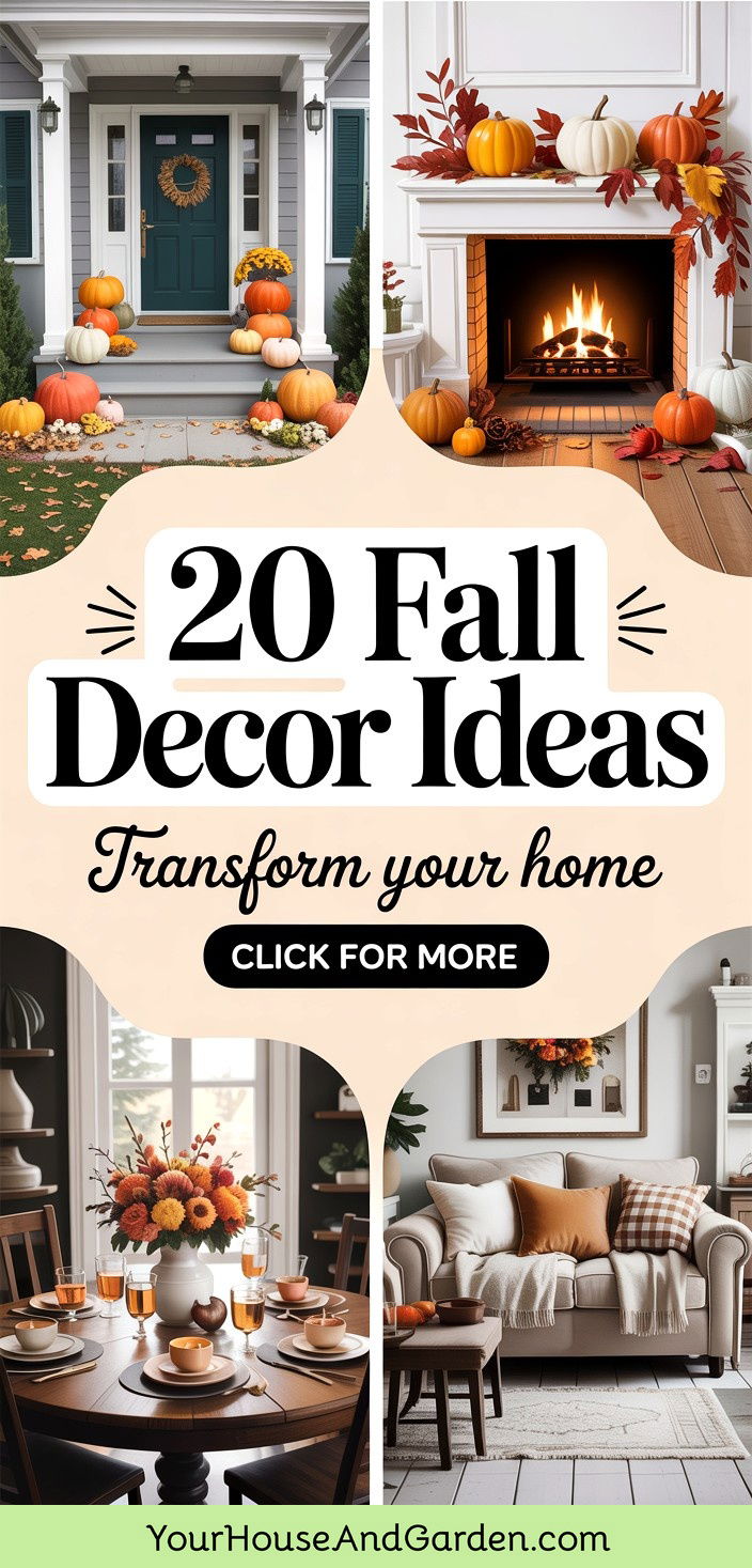 20 Fall Decor Ideas Transform Your Home for Autumn Season