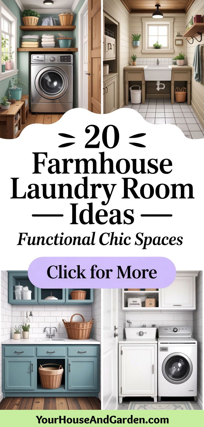 20 Farmhouse Laundry Room Ideas Functional and Stylish Spaces