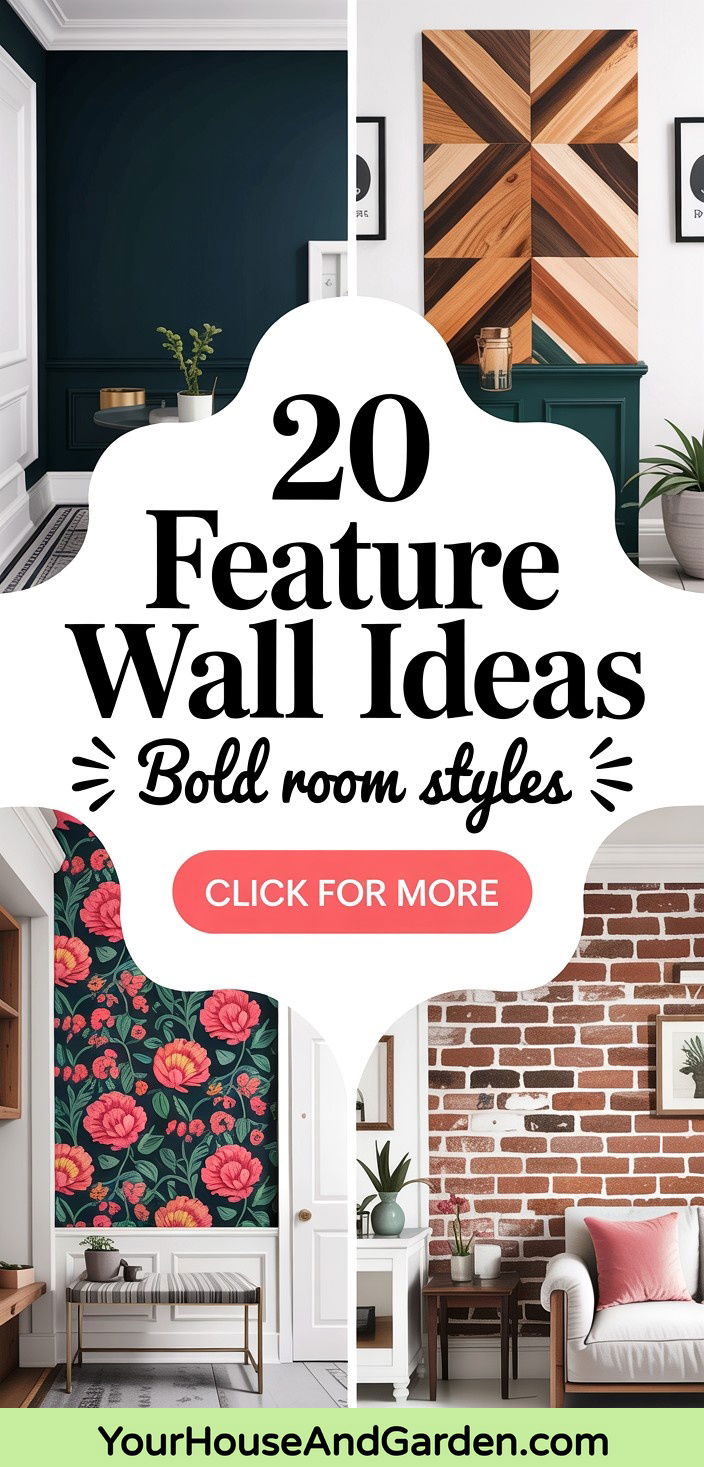 20 Feature Wall Ideas Transform Any Room with Bold Style