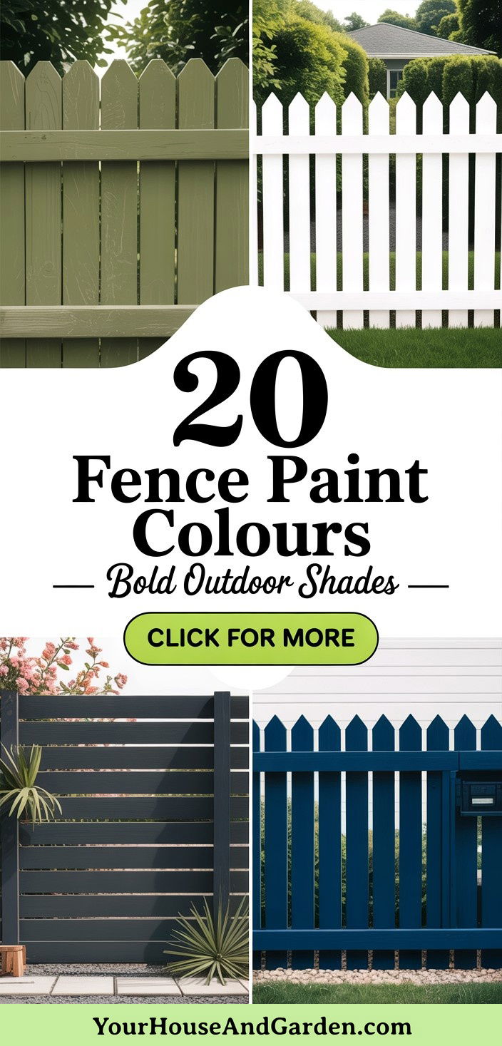 20 Fence Paint Colours Refresh Your Yards Look Today