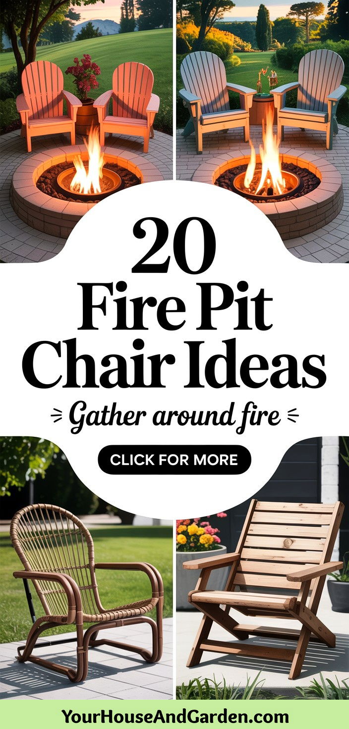20 Fire Pit Chair Ideas Cozy Seating for Outdoor Gatherings