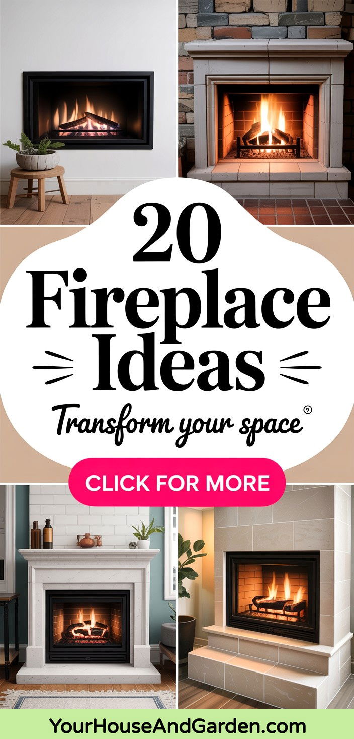 20 Fireplace Ideas to Transform Your Cozy Living Space - 20 Fireplace Ideas to Transform Your Cozy Living Space