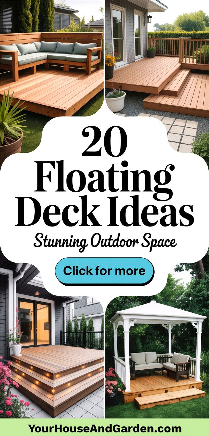 20 Floating Deck Ideas Create a Stunning Outdoor Space