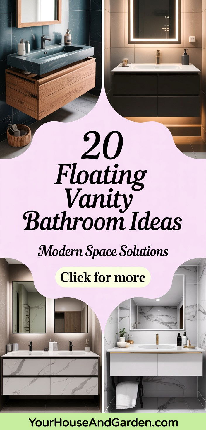 20 Floating Vanity Bathroom Ideas for Modern Spaces - 20 Floating Vanity Bathroom Ideas for Modern Spaces