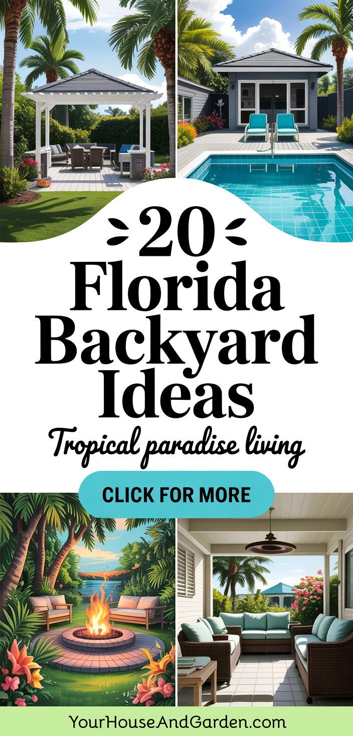 20 Florida Backyard Ideas Tropical Oasis and Outdoor Living