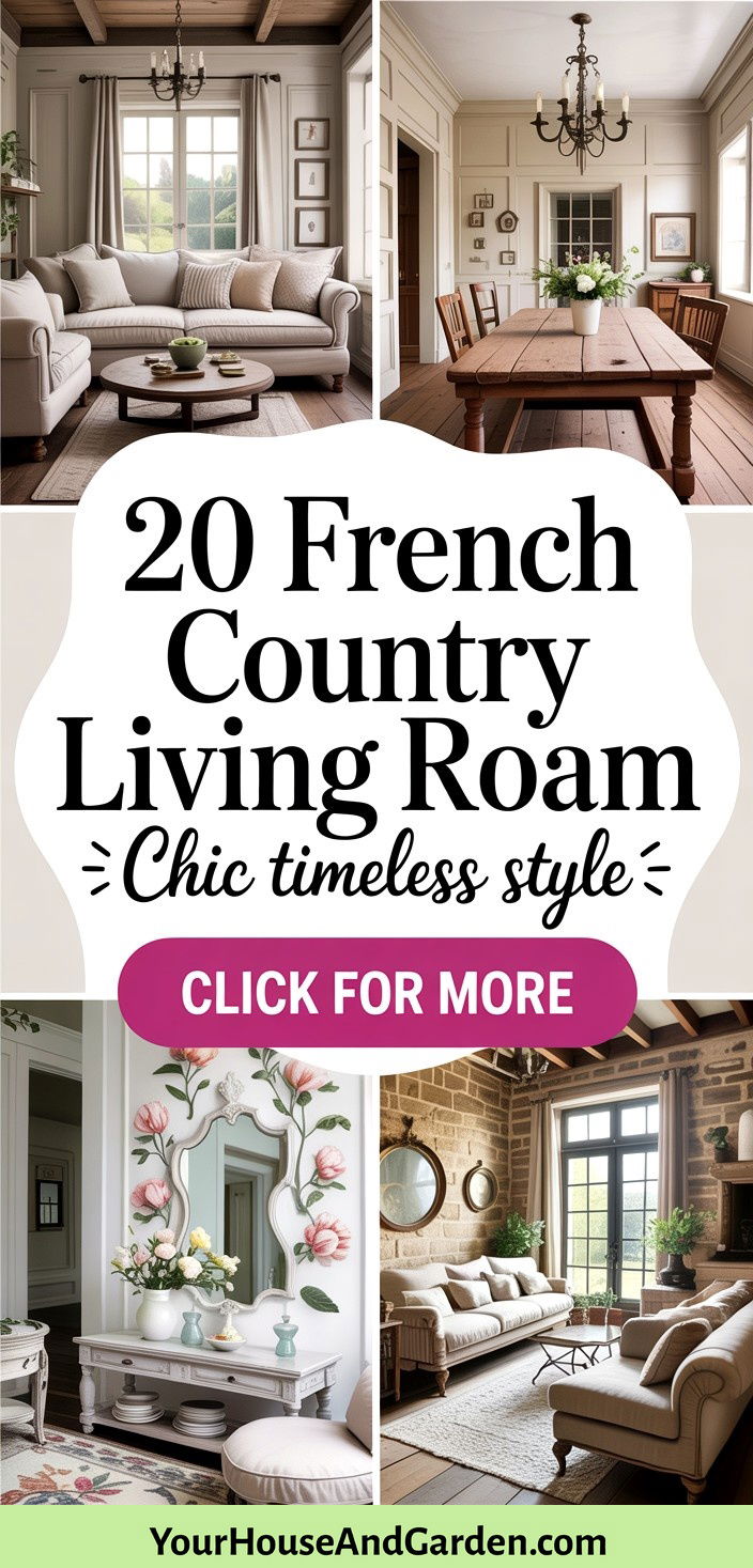 20 French Country Living Room Ideas Chic and Timeless Style