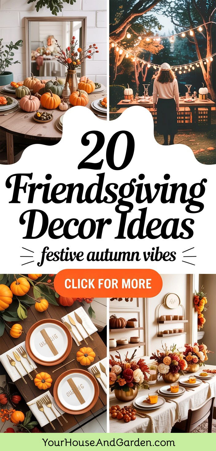 20 Friendsgiving Decor Ideas Festive Tablescapes and More