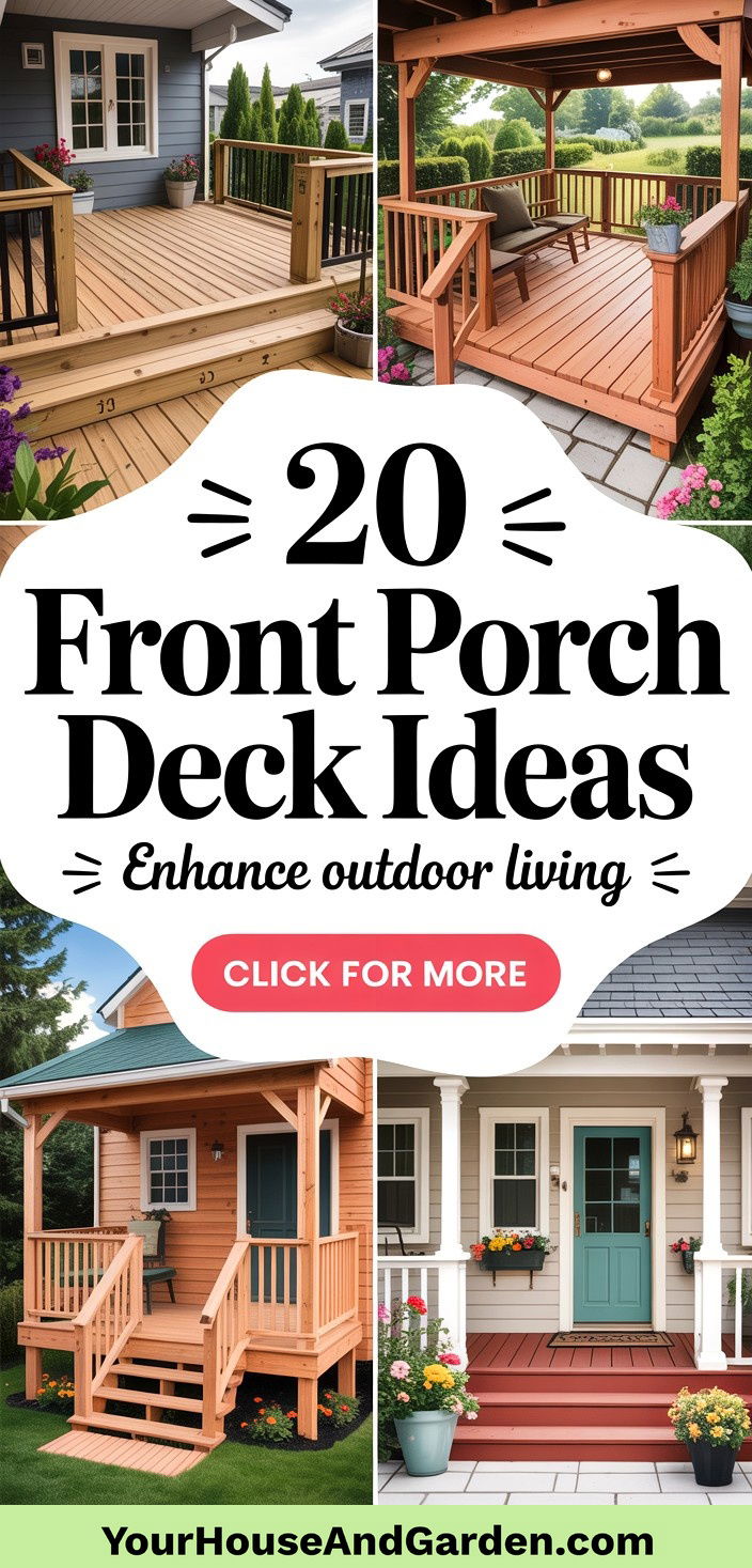20 Front Porch Deck Ideas to Enhance Outdoor Living Spaces - 20 Front Porch Deck Ideas to Enhance Outdoor Living Spaces