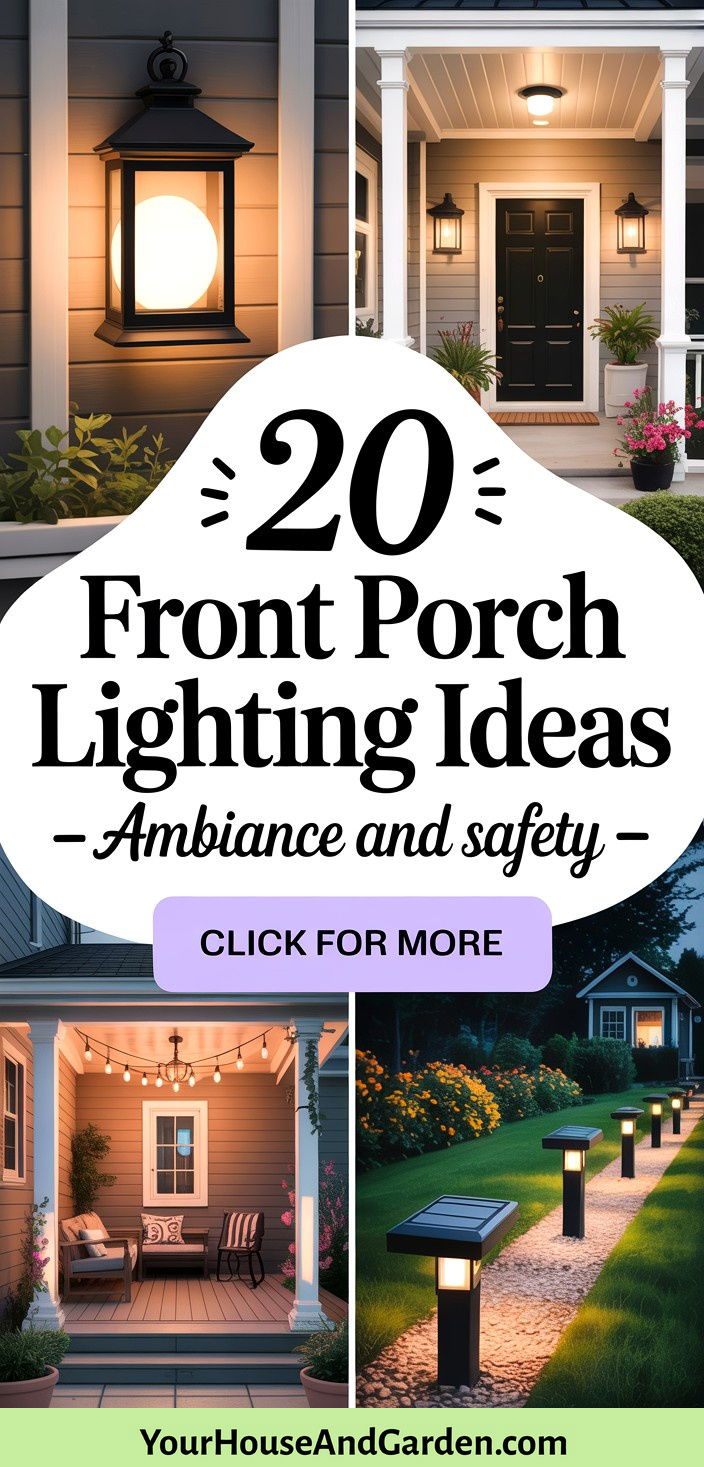 20 Front Porch Lighting Ideas for Ambiance and Safety - 20 Front Porch Lighting Ideas for Ambiance and Safety