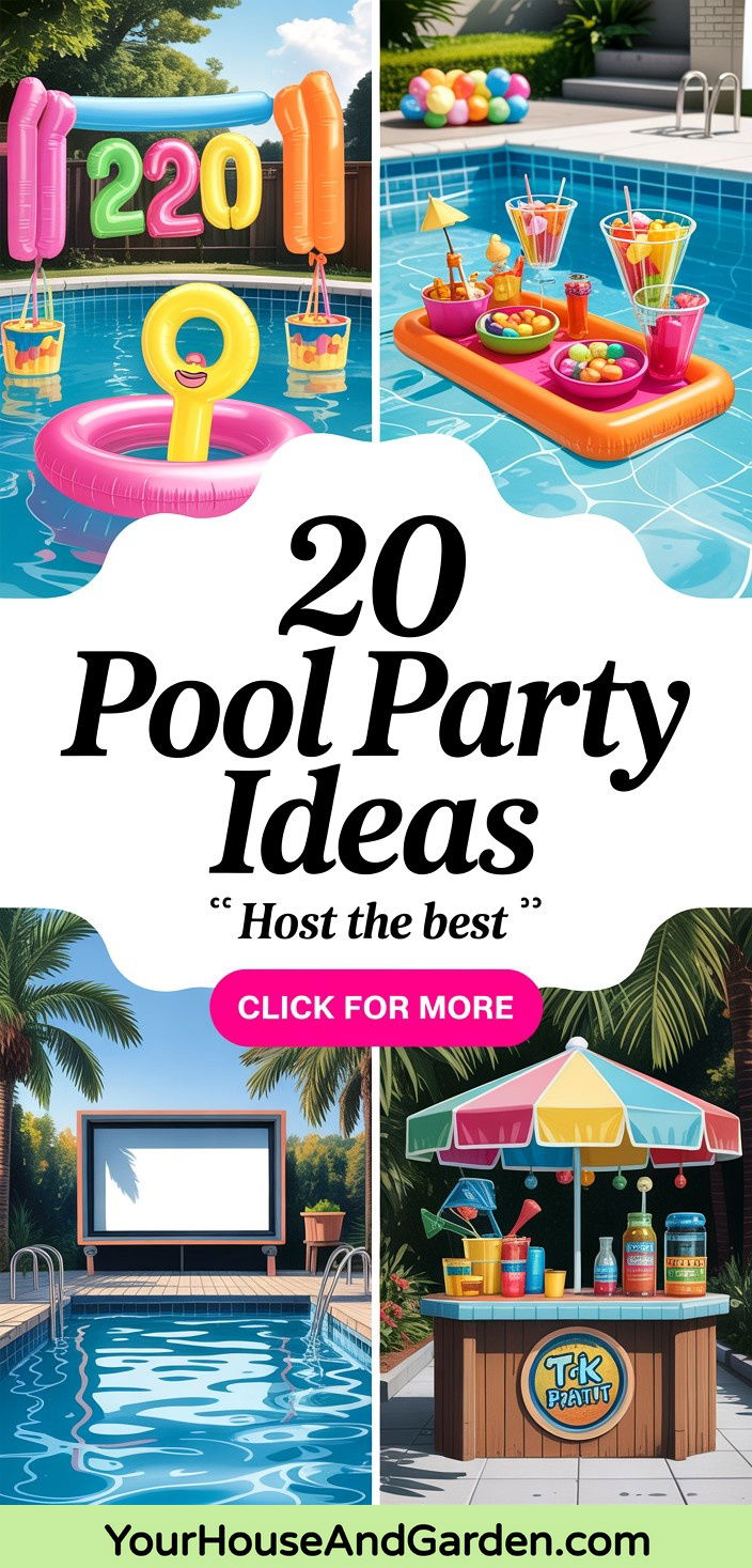 20 Fun Pool Party Ideas for an Unforgettable Summer Gathering - 20 Fun Pool Party Ideas for an Unforgettable Summer Gathering