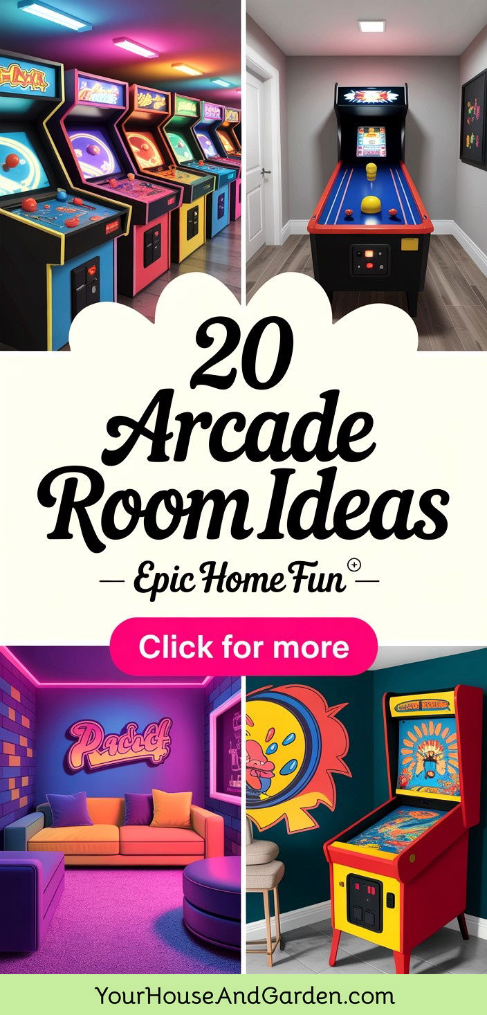 Game On 20 Arcade Room Ideas for Epic Home Entertainment