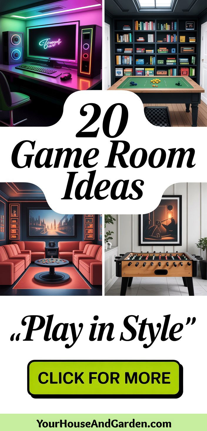 20 Game Room Ideas for Ultimate Entertainment and Fun - 20 Game Room Ideas for Ultimate Entertainment and Fun