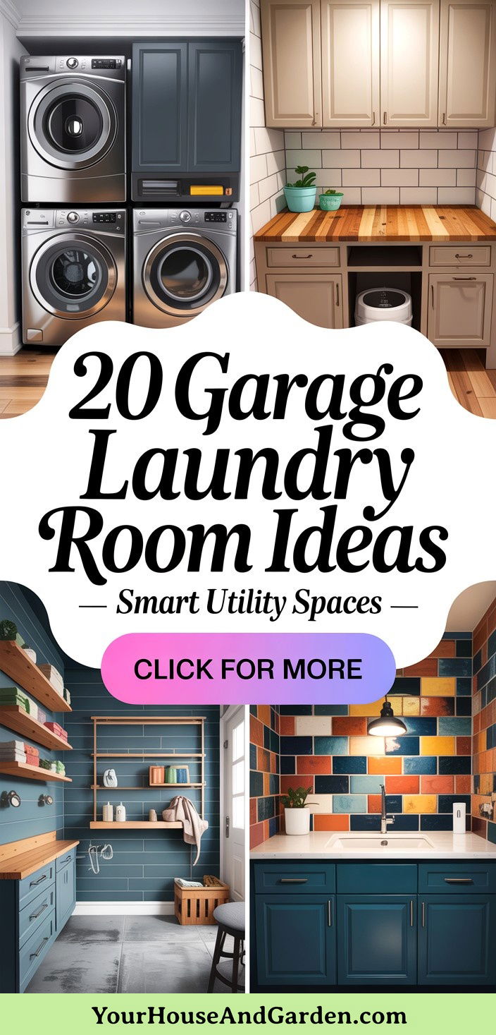 20 Garage Laundry Room Ideas for Efficient Space Usage - 20 Garage Laundry Room Ideas for Efficient Space Usage