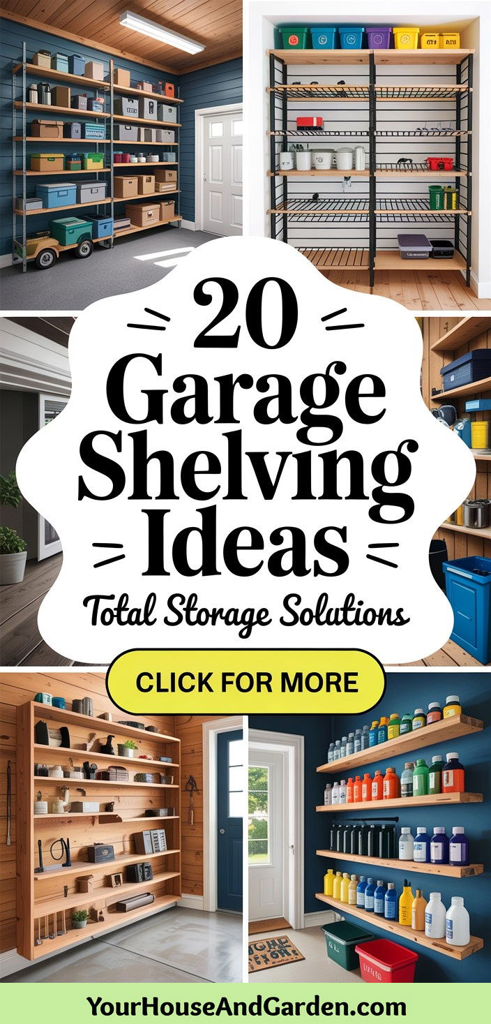 20 Garage Shelving Ideas for Maximum Storage Efficiency - 20 Garage Shelving Ideas for Maximum Storage Efficiency