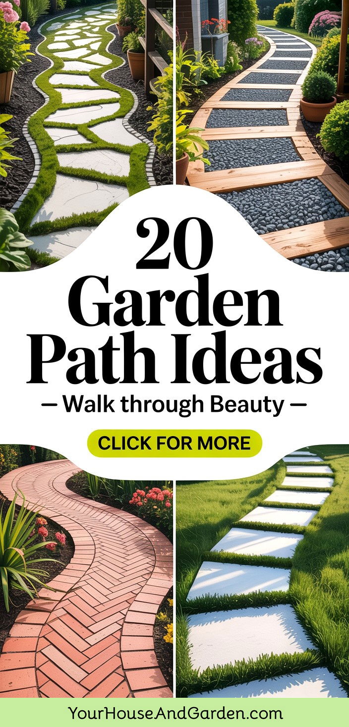 20 Garden Path Ideas Beautiful Walkways for Your Yard