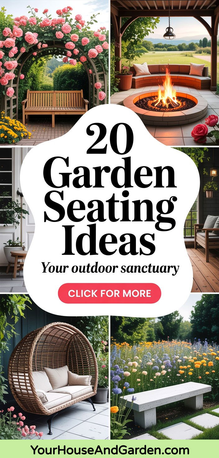 20 Garden Seating Ideas for Relaxing Outdoor Retreats - 20 Garden Seating Ideas for Relaxing Outdoor Retreats