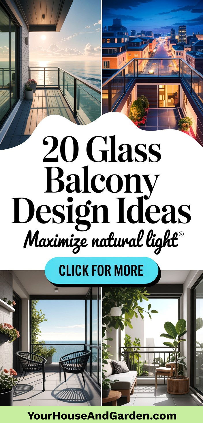 20 Glass Balcony Design Ideas to Maximize Views and Natural Light - 20 Glass Balcony Design Ideas to Maximize Views and Natural Light