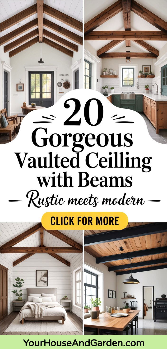 20 Gorgeous Vaulted Ceiling With Beams Design Inspirations - 20 Gorgeous Vaulted Ceiling With Beams Design Inspirations