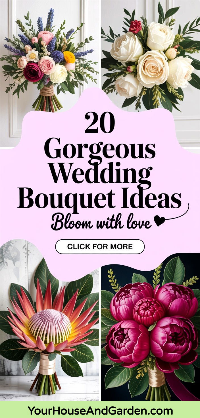 20 Gorgeous Wedding Bouquet Ideas Every Bride Will Love - 20 Gorgeous Wedding Bouquet Ideas Every Bride Will Love