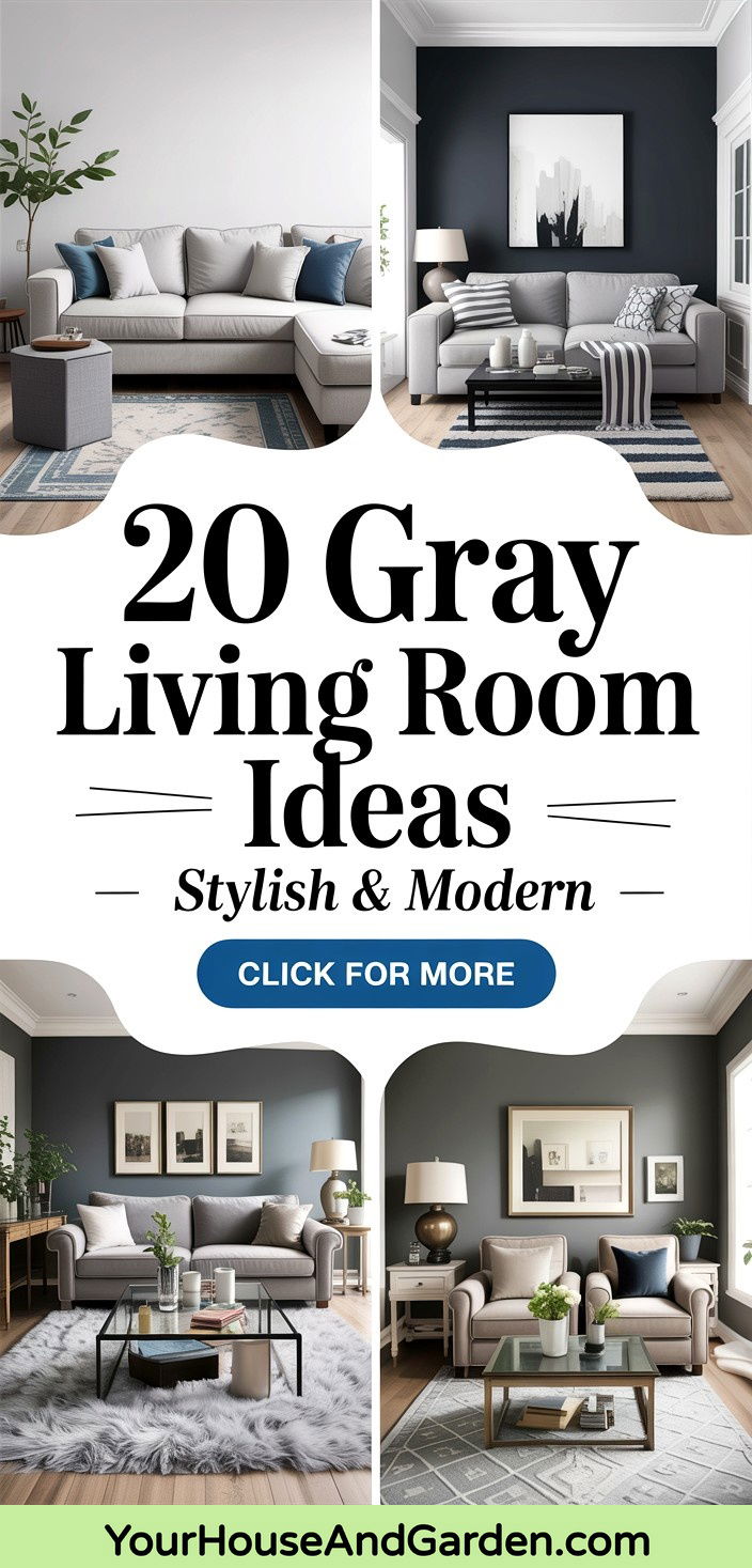 20 Gray Living Room Ideas Stylish and Modern Designs