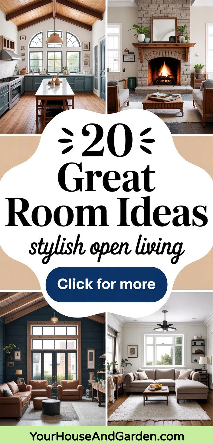 20 Great Room Ideas Spacious and Stylish Open Living Areas