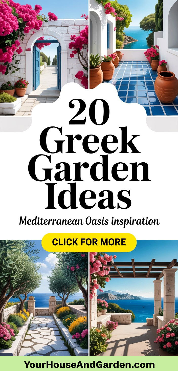 20 Greek Garden Ideas Mediterranean Oasis Inspiration