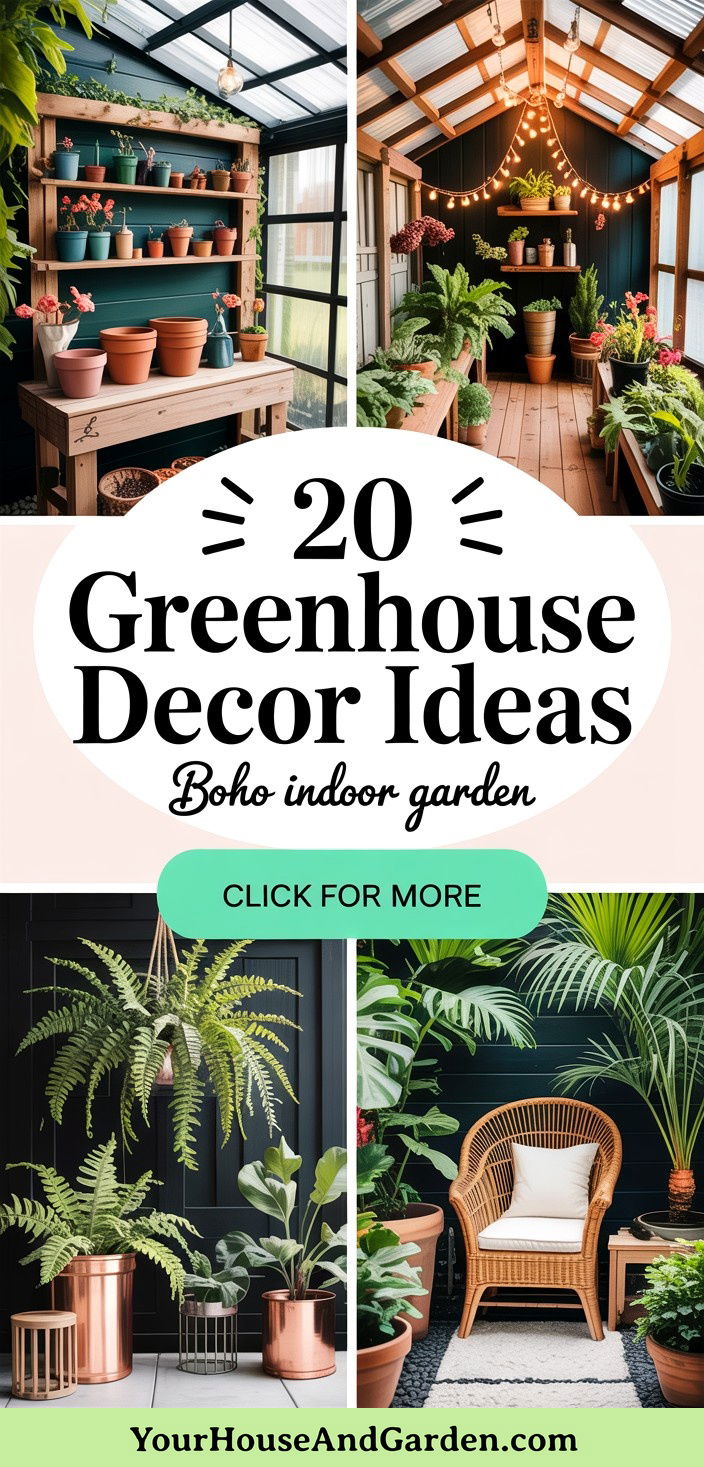 20 Greenhouse Decor Ideas Beautify Your Indoor Garden