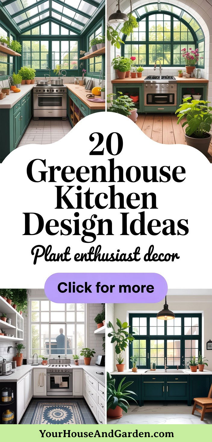 20 Greenhouse Kitchen Design Ideas for Plant Enthusiasts - 20 Greenhouse Kitchen Design Ideas for Plant Enthusiasts