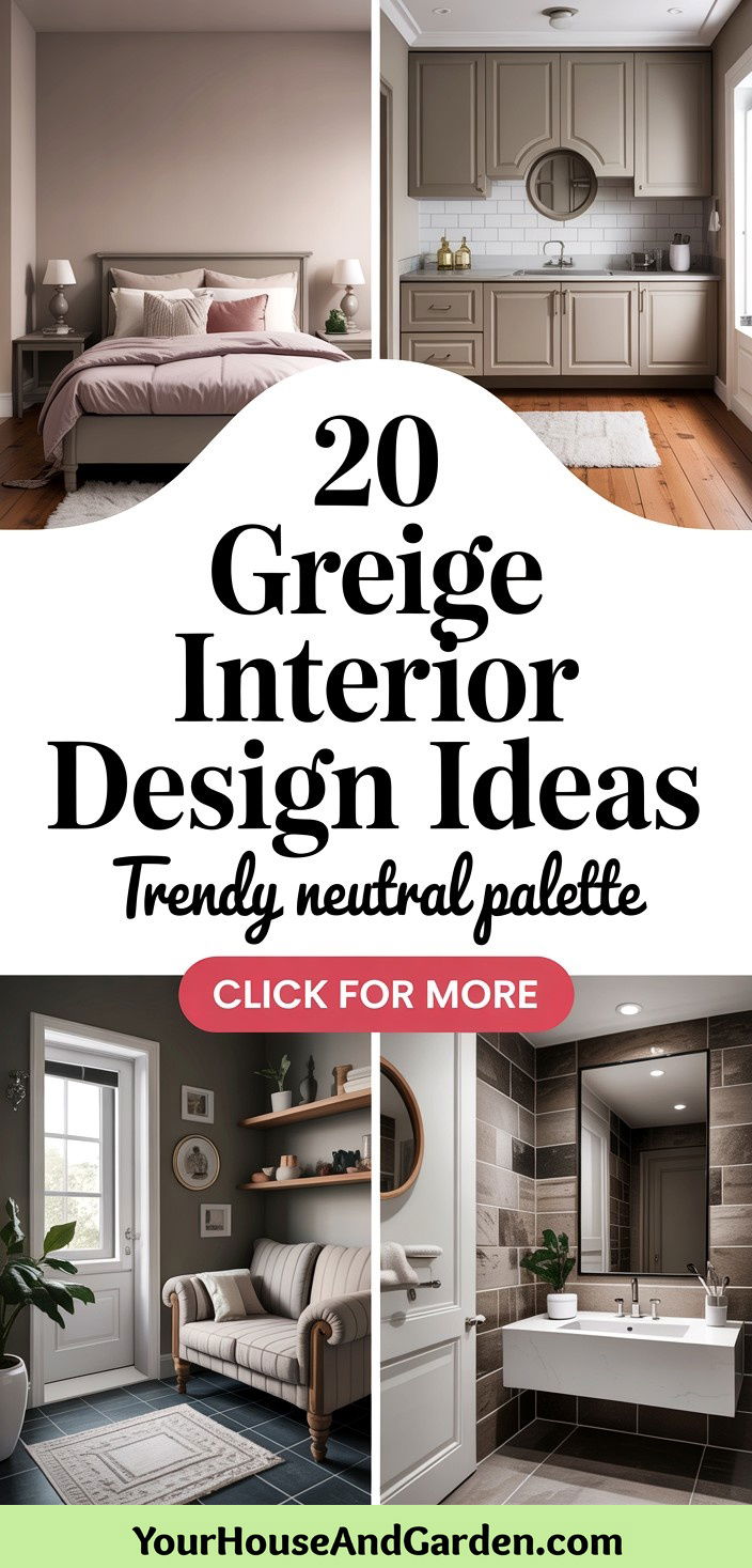 20 Greige Interior Design Ideas Trendy Neutral Palette