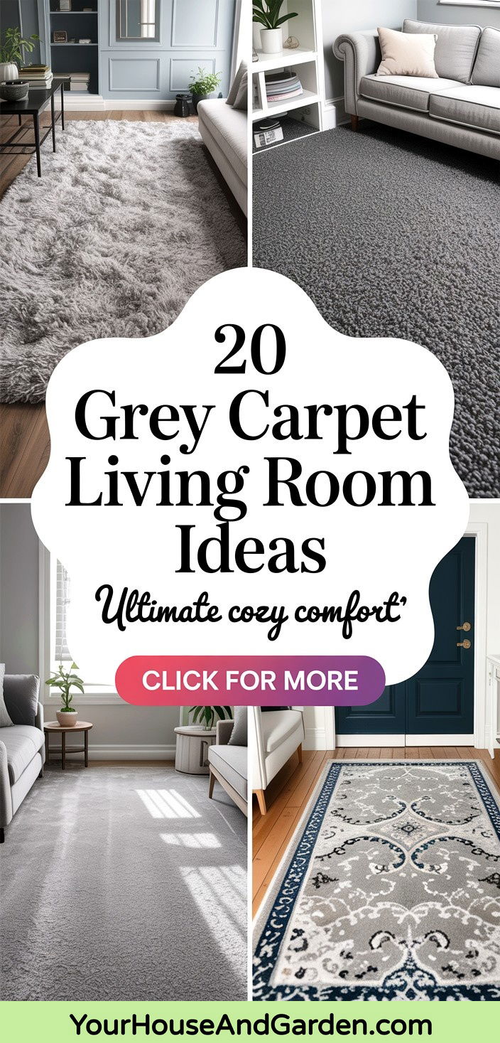 20 Grey Carpet Living Room Ideas for Cozy Comfort - 20 Grey Carpet Living Room Ideas for Cozy Comfort