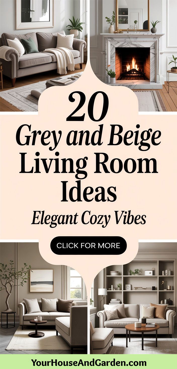 20 Grey and Beige Living Room Ideas for Elegant Comfort - 20 Grey and Beige Living Room Ideas for Elegant Comfort
