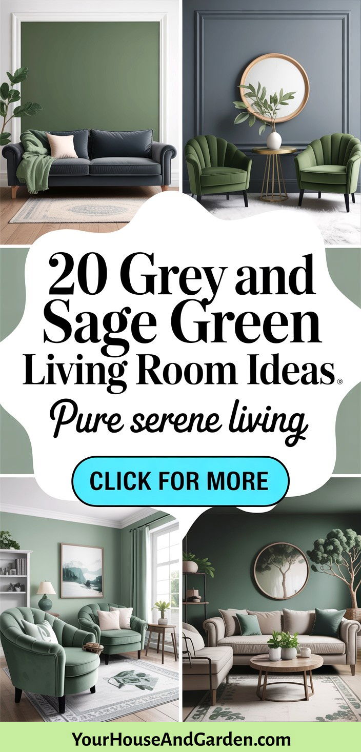 20 Grey and Sage Green Living Room Ideas for Serenity - 20 Grey and Sage Green Living Room Ideas for Serenity