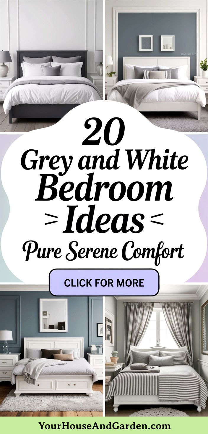 20 Grey and White Bedroom Ideas Serene Retreat Designs