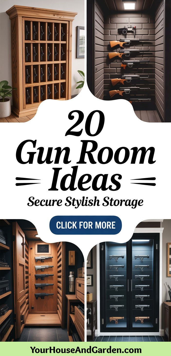 20 Gun Room Ideas for Secure and Stylish Firearm Storage - 20 Gun Room Ideas for Secure and Stylish Firearm Storage