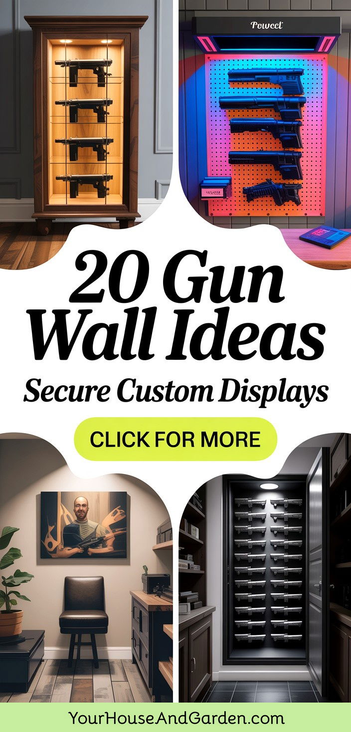 20 Gun Wall Ideas for Secure Accessible Firearm Displays - 20 Gun Wall Ideas for Secure, Accessible Firearm Displays