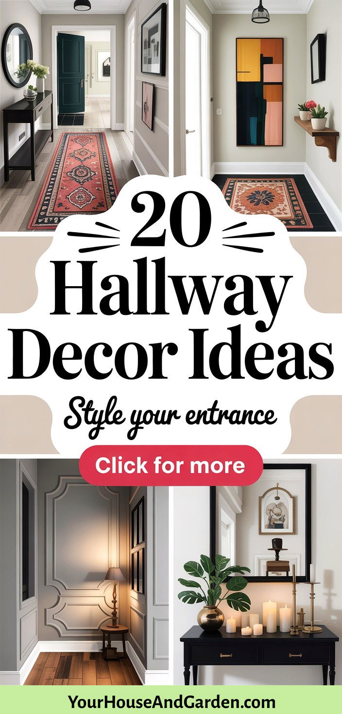 20 Hallway Decor Ideas to Create a Welcoming First Impression - 20 Hallway Decor Ideas to Create a Welcoming First Impression