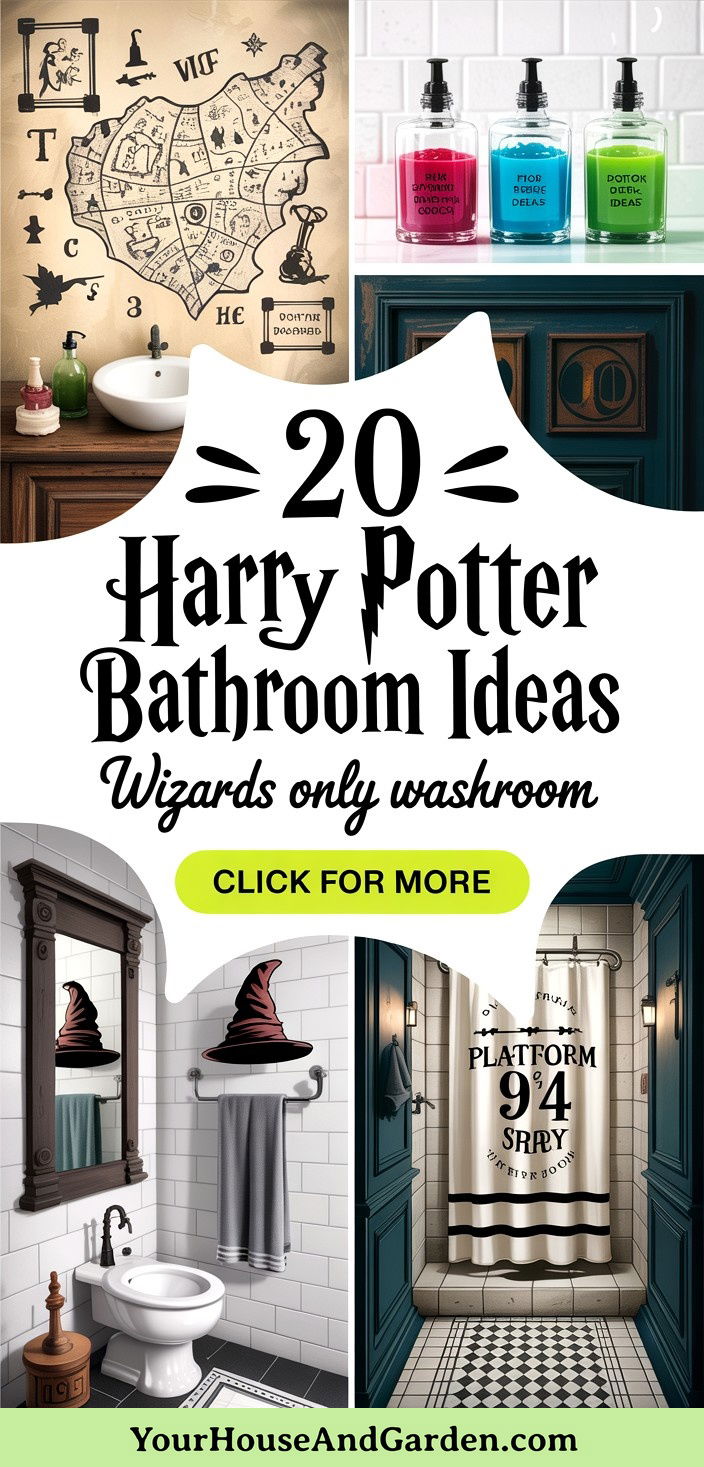 20 Harry Potter Bathroom Ideas Enchanted Space Designs
