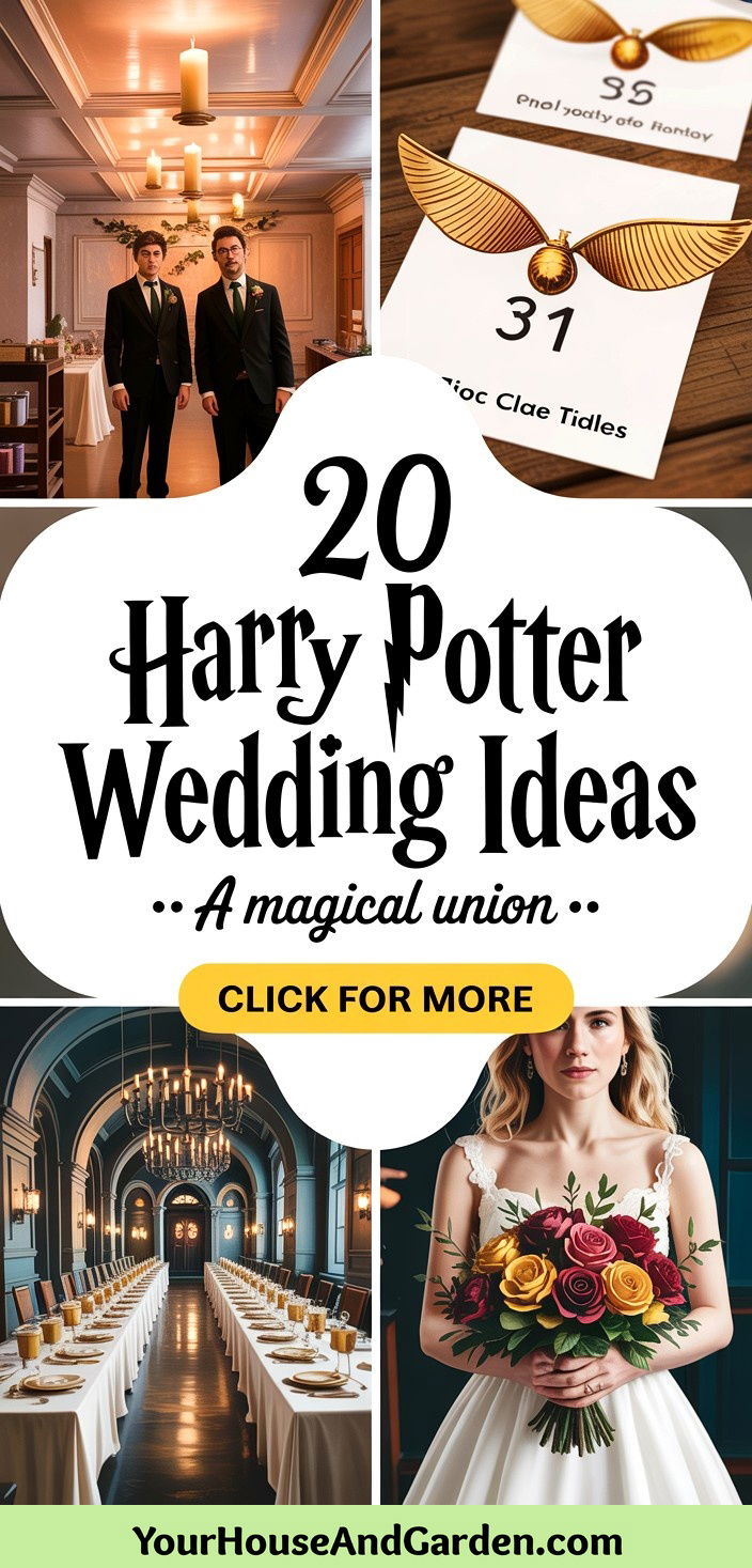 20 Harry Potter Wedding Ideas Magical Theme Inspiration