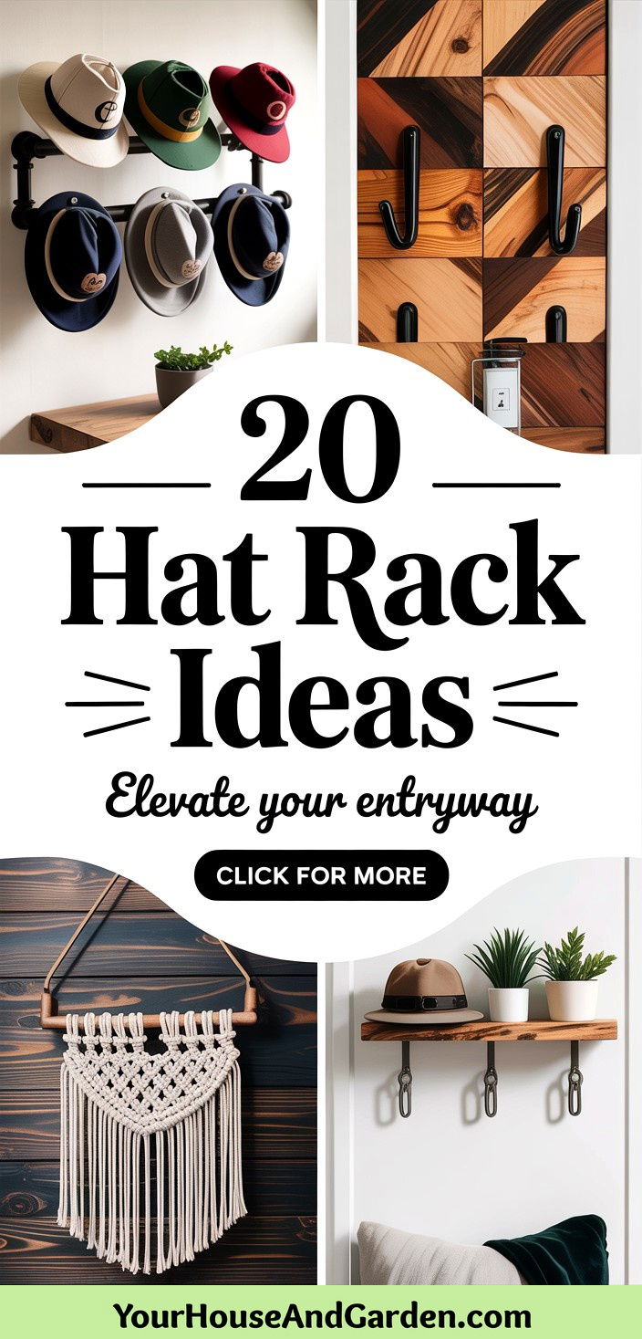20 Hat Rack Ideas Stylish Entryway Storage Solutions