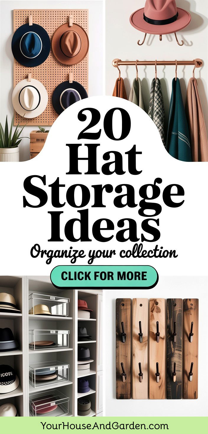 20 Hat Storage Ideas Organized Closet Solutions