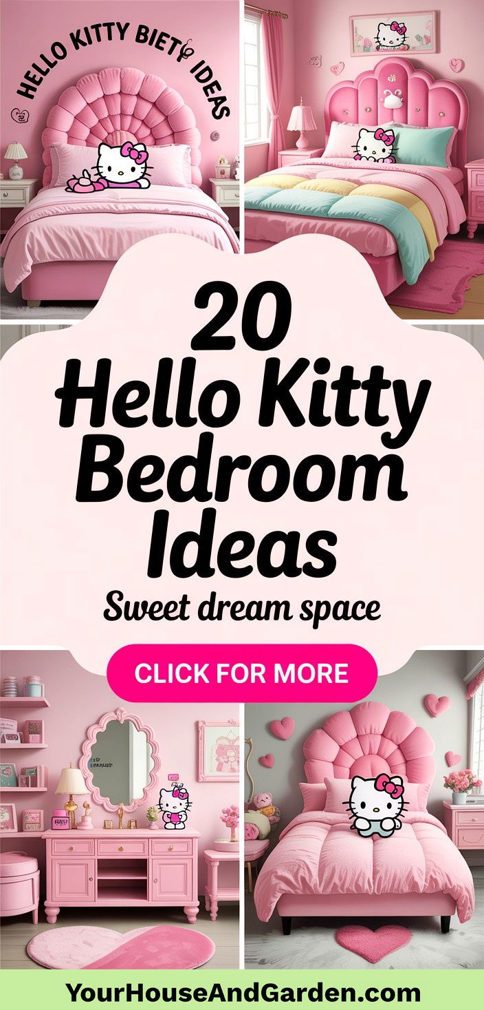 20 Hello Kitty Bedroom Ideas Kawaii Decor and Design Tips