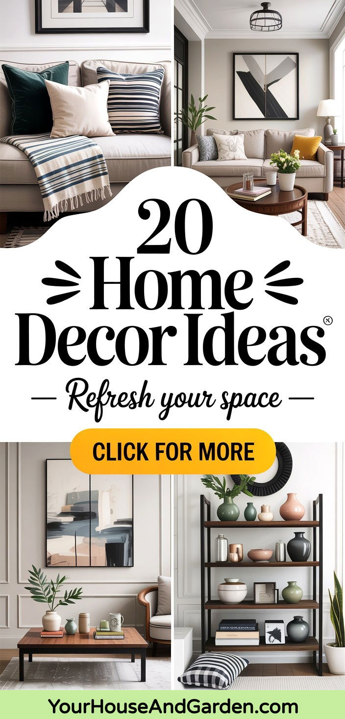20 Home Decor Ideas Refresh Your Space with Stylish Touches