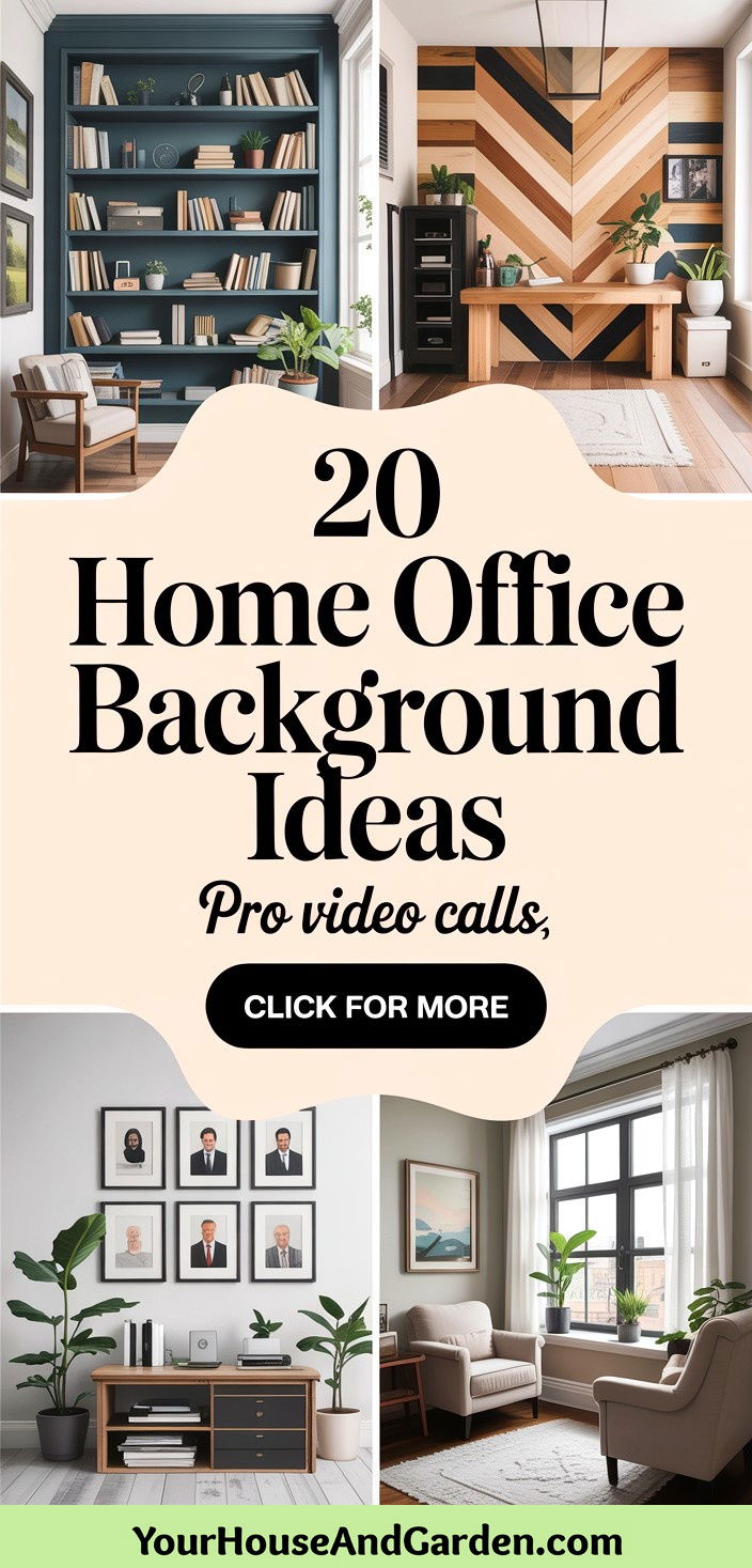 20 Home Office Background Ideas for Professional Video Calls - 20 Home Office Background Ideas for Professional Video Calls