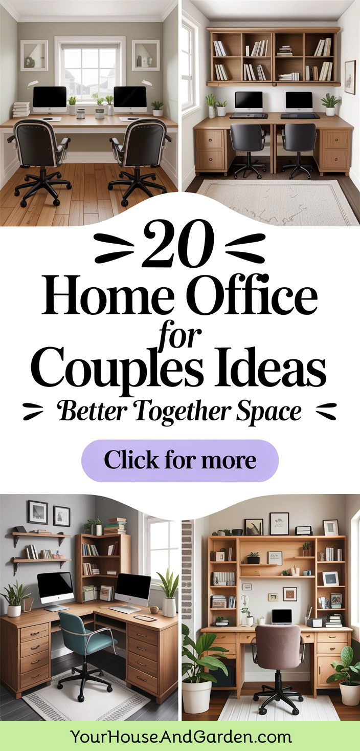 20 Home Office for Couples Creative Shared Space Ideas