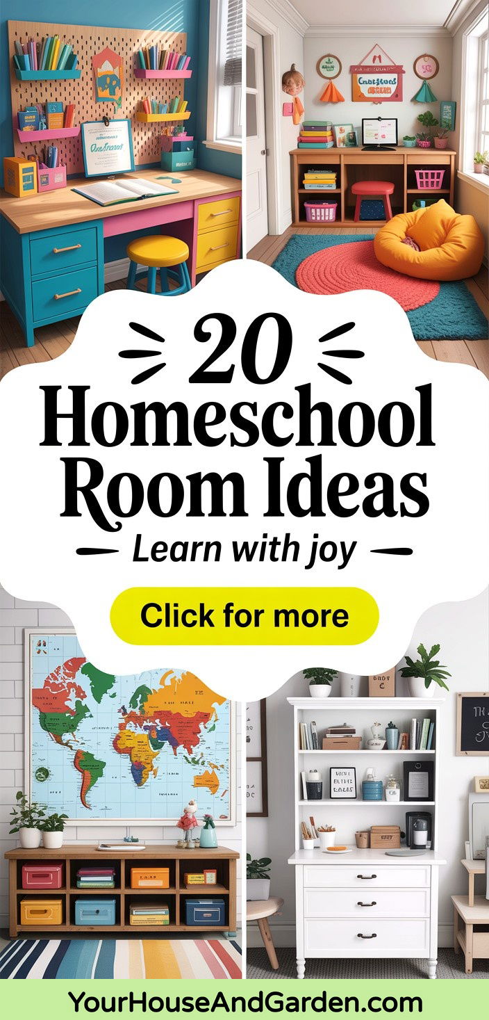 20 Homeschool Room Ideas for a Productive Learning Space - 20 Homeschool Room Ideas for a Productive Learning Space
